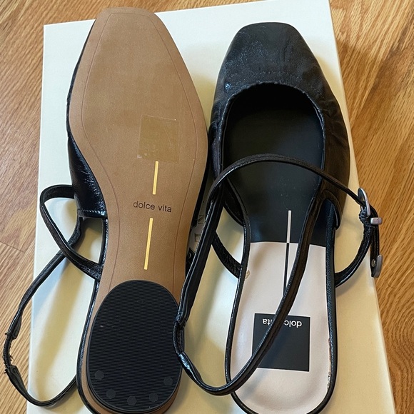 Dolce Vita Black Heeled Sandals - Picture 4 of 5